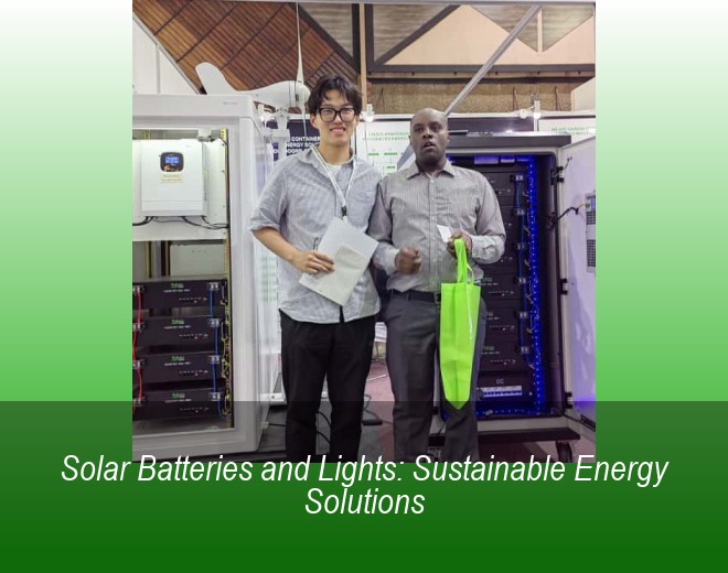 Solar Batteries and Lights: Sustainable Energy Solutions
